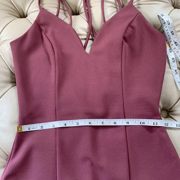 👗Windsor Strappy Mini Dress Mauve Color Size S👗 - Picture 4 of 9